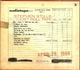Just Roll Tape - Stephen Stills