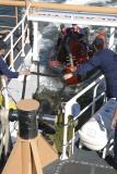 Recovering the cutters boat