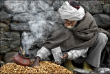 The old man and his peanuts