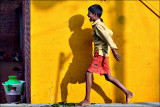 Boy on the wall - Madurai