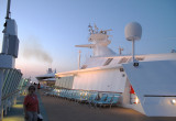 Evening Approaches Our First Night At Sea