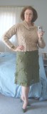 Lace Skirt with Bobble Sweater