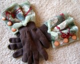 Embellished Glove Cuffs - Finished Pair