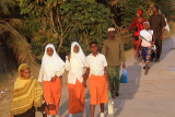 Walking home from school in Dar es Salaam