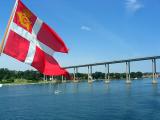 Taking the ferry to the island of Aero in Denmark