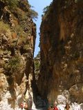 The Iron Gates in the Samaria Gorge, Crete