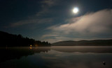 Moonrise over Moorehouse Lake