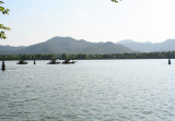 Boats on West Lake