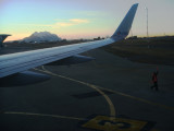 La Paz Airport and Mt Ilimani