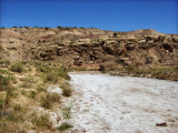 Gypsum in Creek Near Ackland Spring