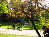 A relaxing autumn day in Luxembourg Gardens