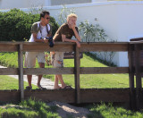 Contemplating on the boardwalk