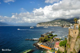 view of the Bay of Naples from Sorrento