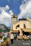clock tower in  the upper town Anacapri