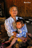 Lao grandmother and child