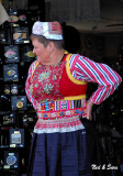 shop keeper in  traditional dress