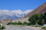 View of Whitney along drive to Whitney Portal