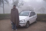 Our Sirdar-ji driver in the early morning fog