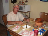 Bob Preparing Fresh Fish Filets with Panco