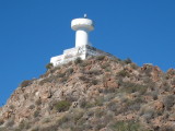 Mulege Light House on the Way Back - Blue Skies