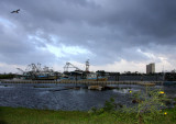 Hopefully Shrimp Boats are Safe from the Outer Bands of Hurricane Ike