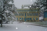  San Francisco Plantation in Snow - View of Back of the House