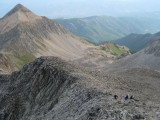 Looking Back on the K2-Capitol Ridgeline, Mt Daly (skyline)