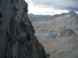 Viewer Correction: Snowmass Mountain (14,092,), NOT Clark Peak (13,516), Pierre Lake Basin Below