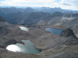 Pierre Lakes Basin, From K2-Capitol Ridgeline, Below Capitols Summit