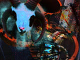 Abstract with Sheep Head