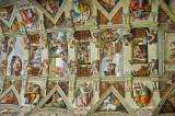 A Portion Of The Ceiling Of The Sistine Chapel
