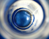 8th Place (tie)<br>Inside a cobalt blue bottle<br>by Steve Liebenauer