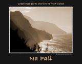 <b>5th Place (tie)</b><br>Greetings from Na Pali by Miguel Garcia-Guzman