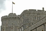 The Queens flag at Windsor Castle