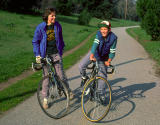 1985-Sean & Linda Biking-2