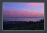 A Cotton Candy Tsunami Approaches The Back Of Catalina Island