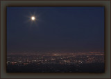 Junes Full Moon Over West Los Angeles