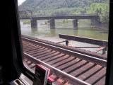 Crossing the bridge at Harpers Ferry