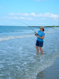 Ladyfish are biting