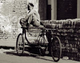 Rickshaw Wallah near Agra India