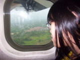 Inside the Maswing Twin Otter 15 seater.