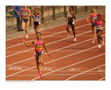 Sanya Richards wins the 400 with a big margin