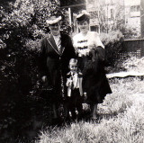 Gram, me and Mom  1947