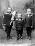 First day of school,  1915,  Germany