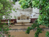 public fountain in the town square, llooking down from Lamu Fort