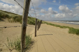 Prikkeldraad Nederlandse kust