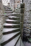Chepstow Castle - Stone spiral stair