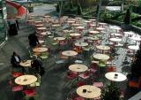10. Eden Project Cafe tables.