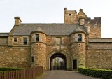 Part of Dean Park castle
