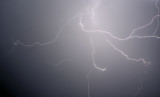 Lightning from my balcony. La foudre, de mon balcon.